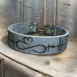 Fettlederhalsband (echtes...