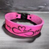Fettlederhalsband (echtes Leder) mit Steckverschluss (48mm breit)