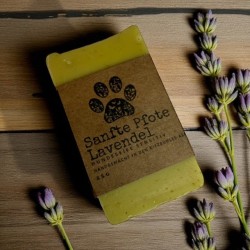 Sanfte Pfote Waschseife LAVENDEL 85g