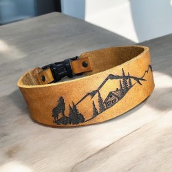 Fettlederhalsband (echtes...