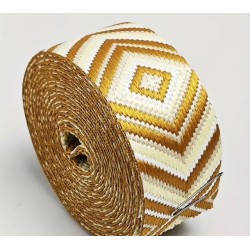 Boho Halsband mit Nappaleder (echtes Leder) unterlegt und Steckverschluss (ca. 42mm breit)