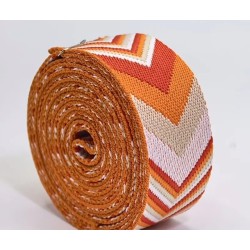 Boho Halsband mit Nappaleder (echtes Leder) unterlegt und Steckverschluss (ca. 42mm breit)