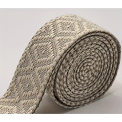 Boho Halsband mit Nappaleder (echtes Leder) unterlegt und Steckverschluss (ca. 34mm breit)