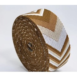 Boho Halsband mit Nappaleder (echtes Leder) unterlegt und 40er Steckverschluss (ca. 42mm breit)