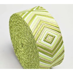 Boho Halsband mit Nappaleder (echtes Leder) unterlegt und 40er Steckverschluss (ca. 42mm breit)