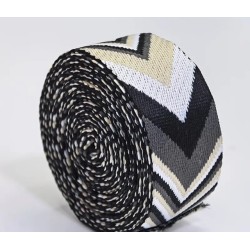 Boho Halsband mit Nappaleder (echtes Leder) unterlegt und 40er Steckverschluss (ca. 42mm breit)