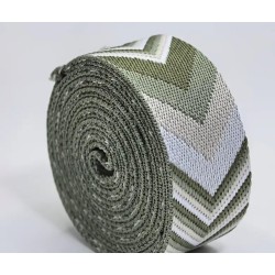 Boho Halsband mit Nappaleder (echtes Leder) unterlegt und 40er Steckverschluss (ca. 42mm breit)