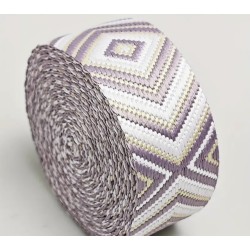 BOHO ZUGSTOPP Halsband mit Rinder Nappaleder unterlegt (echtes Leder) 42mm breit