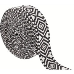 BOHO ZUGSTOPP Halsband mit Rinder Nappaleder unterlegt (echtes Leder) 42mm breit