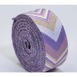 BOHO ZUGSTOPP Halsband mit Rinder Nappaleder unterlegt (echtes Leder) 42mm breit