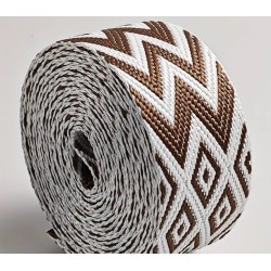 BOHO ZUGSTOPP Halsband mit Rinder Nappaleder unterlegt (echtes Leder) 42mm breit