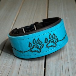 VOLLLEDER BASIC Halsband (42mm breit)