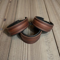 VOLLLEDER BASIC Halsband (ca. 38mm breit)