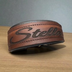 VOLLLEDER PREMIUM Halsband (52mm breit und 50 mm Steckverschluss)