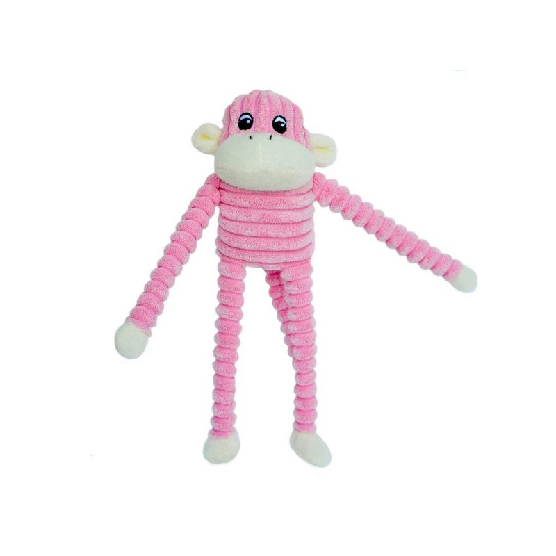 Zippy Paws kleiner pinker Affe